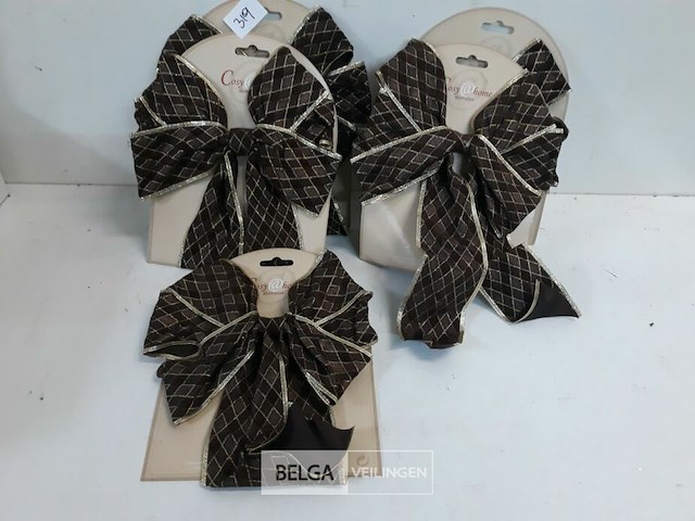 5 x strik bruin 20 cm - afbeelding 2 van  3