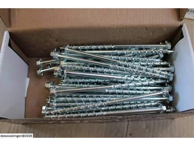 5 x sympafix gasbeton / cellenbetonschroef sba-sw 10x160, met zeskantkop (50st) - afbeelding 4 van  4