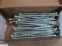 5 x sympafix gasbeton / cellenbetonschroef sba-sw 10x160, met zeskantkop (50st) - afbeelding 4 van  4