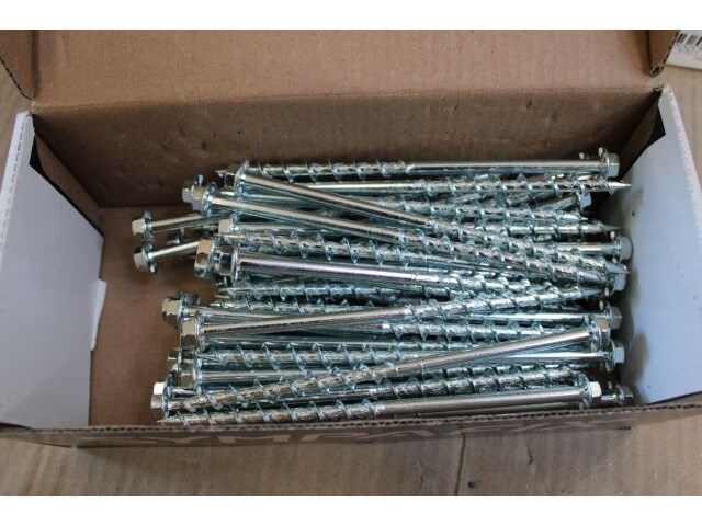 5 x sympafix gasbeton / cellenbetonschroef sba-sw 10x160, met zeskantkop (50st) - afbeelding 6 van  6