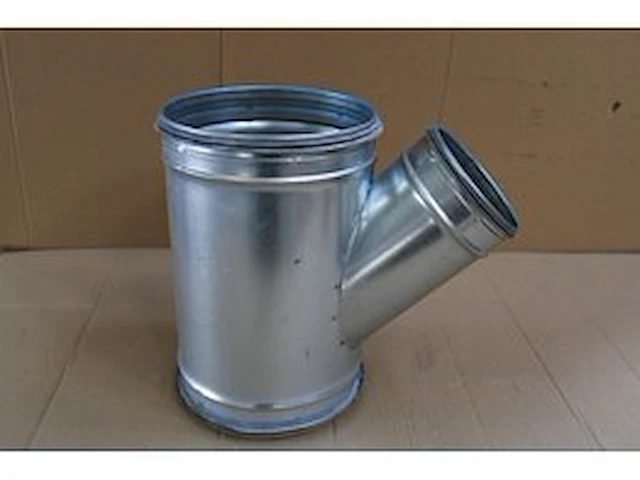 5 x t-stuk 45° ø200x125 met dichting - afbeelding 1 van  2