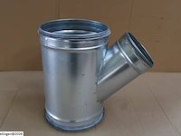 5 x t-stuk 45° ø200x125 met dichting - afbeelding 2 van  2