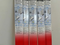 5 x tochtstrip met borstel 100 cm alu - afbeelding 3 van  3