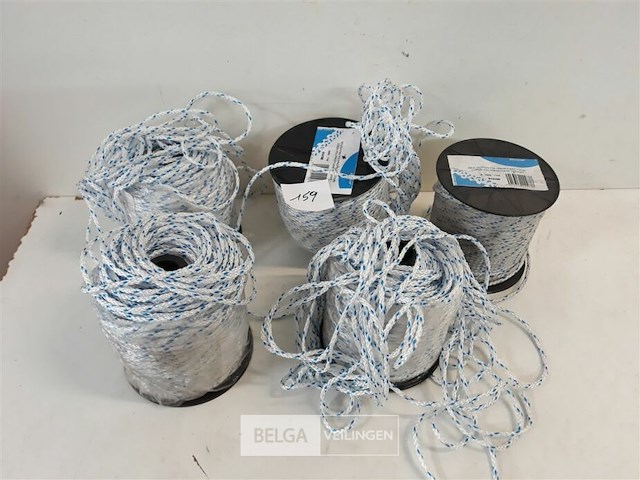 5 x touw 3mm x 75m verpakkingsrol gebroken - afbeelding 1 van  3