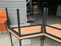 5 x trapeziumvormige tafel - afbeelding 5 van  5