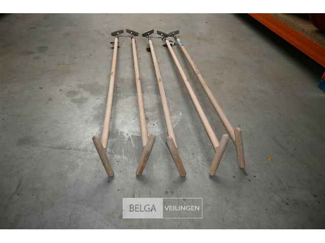 5 x tuinhark met steel polet - afbeelding 4 van  6