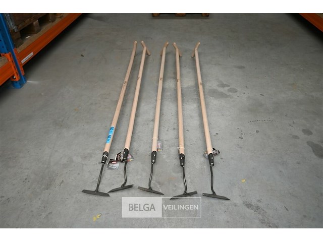 5 x tuinhark met steel polet - afbeelding 1 van  6