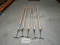 5 x tuinhark met steel polet - afbeelding 1 van  6