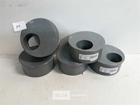 5 x verloop 110-50 pvc lijmverbinding - afbeelding 2 van  3