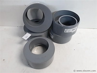 5 x verloop 125-80 pvc lijmverbinding - afbeelding 1 van  2