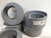 5 x verloop 125-80 pvc lijmverbinding - afbeelding 2 van  2
