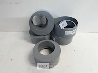 5 x verloop 125-80 pvc lijmverbinding - afbeelding 1 van  3