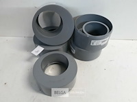 5 x verloop 125-80 pvc lijmverbinding - afbeelding 1 van  3