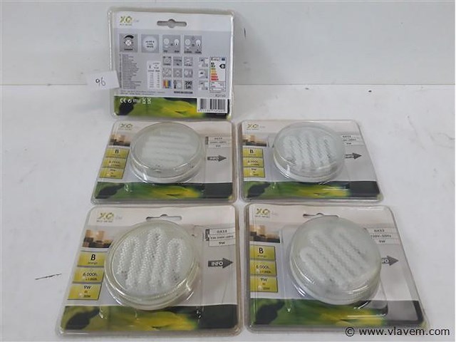 5 x vervanglamp gx53 9w - afbeelding 1 van  2