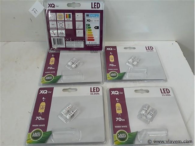 5 x vervanglamp led g4 1,2w duo - afbeelding 1 van  2
