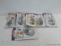 5 x vuilvanger inox voor gootsteen 2 stuks - afbeelding 1 van  2