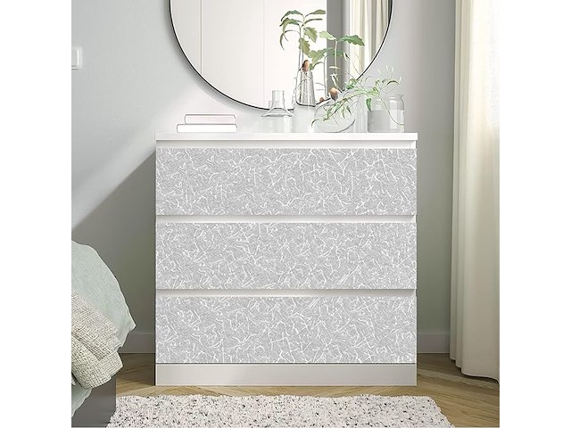 5 x zelfklevend behang voor meubels, grijs - afbeelding 4 van  6