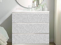 5 x zelfklevend behang voor meubels, grijs - afbeelding 4 van  6