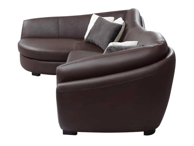 5-zits buffalo leren hoekbank - bruin - linker hoek door pascal morabito - afbeelding 7 van  12