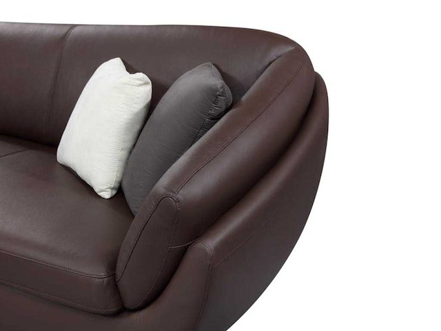 5-zits buffalo leren hoekbank - bruin - linker hoek door pascal morabito - afbeelding 8 van  12