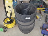 5 zwart kunstof bloempotten diam. 40cm 22l - afbeelding 2 van  4