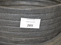 5 zwart kunstof bloempotten diam. 40cm 22l - afbeelding 4 van  4