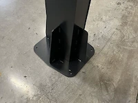 5 zwarte montagepalen evbox elvi - grondmontage - afbeelding 5 van  6