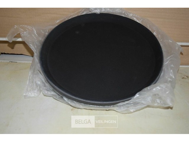 5 zwarte plateau's - afbeelding 1 van  2