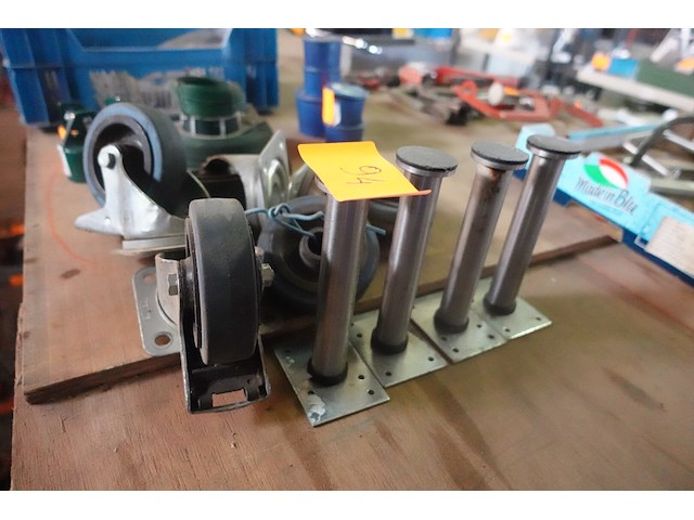 5 zwenkwielen en 4 poten - afbeelding 3 van  3