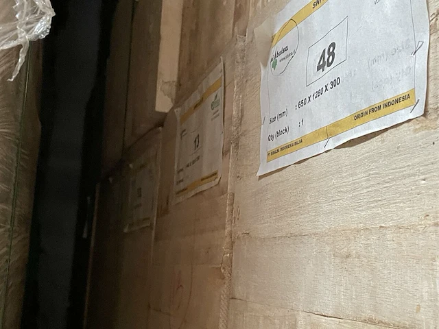 50 blokken verlijmde balsa hout - afbeelding 7 van  7