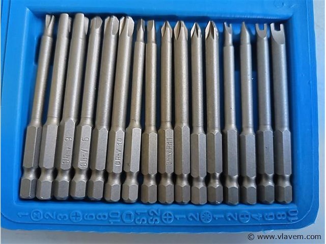 50 delige extra lange bitset stahlkaiser - afbeelding 4 van  7