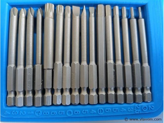 50 delige extra lange bitset stahlkaiser - afbeelding 5 van  7