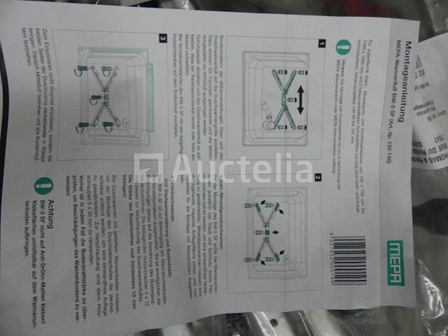 50 mepa douchebadbevestigingen - afbeelding 2 van  4