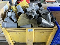 50 pvc moffen, bochten, y-stukken, geberit