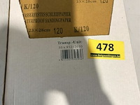 50 vellen schuurpapier 23x28 k120 - afbeelding 1 van  3
