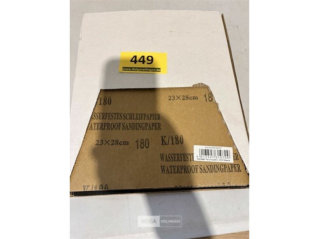 50 vellen schuurpapier 23x28 k180 - afbeelding 3 van  3
