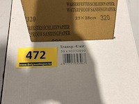 50 vellen schuurpapier 23x28 k320 - afbeelding 1 van  3