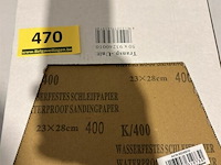 50 vellen schuurpapier 23x28 k400 - afbeelding 1 van  3