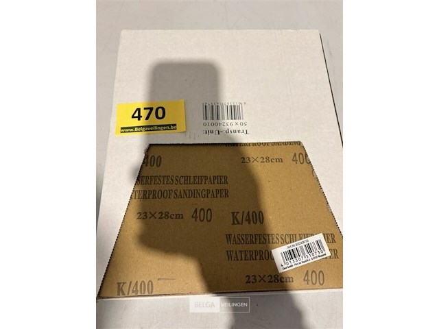 50 vellen schuurpapier 23x28 k400 - afbeelding 2 van  3