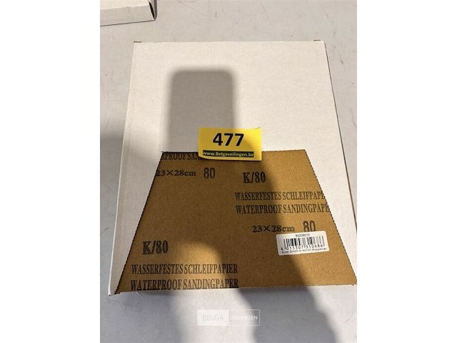 50 vellen schuurpapier 23x28 k80 - afbeelding 3 van  3