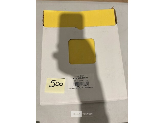 50 vellen schuurpapier 23x28 p120 - afbeelding 1 van  3