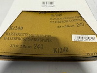 50 vellen schuurpapier k240 waterproof - afbeelding 1 van  3