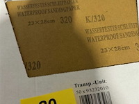 50 vellen schuurpapier k320 waterproof - afbeelding 3 van  3