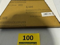 50 vellen schuurpapier k400 waterproof - afbeelding 2 van  3