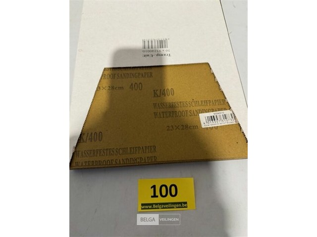 50 vellen schuurpapier k400 waterproof - afbeelding 3 van  3