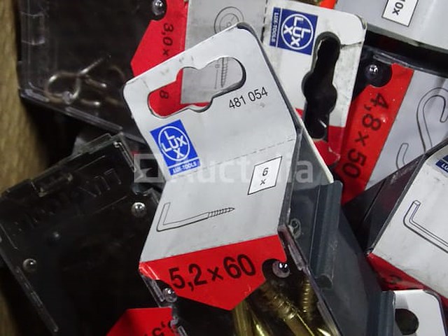 50 verschillende reparatieblaren (schroeven, spijkers, haken, ...) - afbeelding 4 van  6