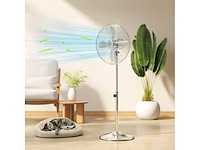50 w hoogteverstelbare voetstukventilator 87-120 cm, 3 versnellingen