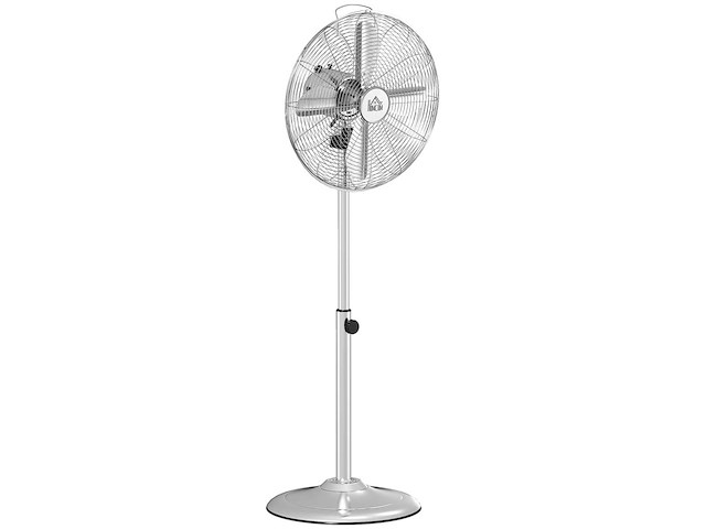 50 w hoogteverstelbare voetstukventilator 87-120 cm, 3 versnellingen - afbeelding 2 van  4