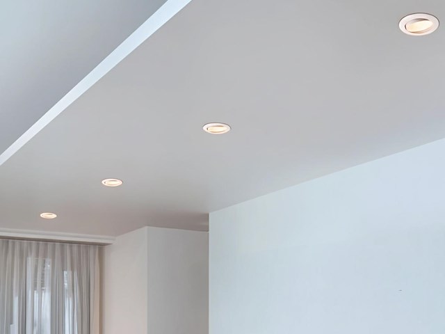 50 x 4.9w smd led inbouwspot 3000k mat wit met lens - afbeelding 1 van  6