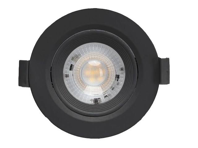 50 x 4.9w smd led inbouwspot 4000k zwart met lens - afbeelding 5 van  7